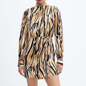 Mango Short Printed Dress